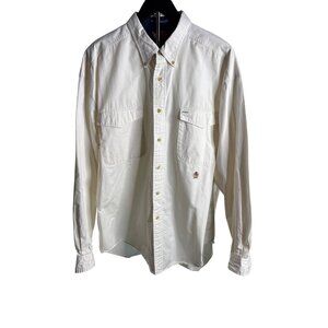 Vintage 90's Men's Tommy Hilfiger Crest Officer Shirt Size XL